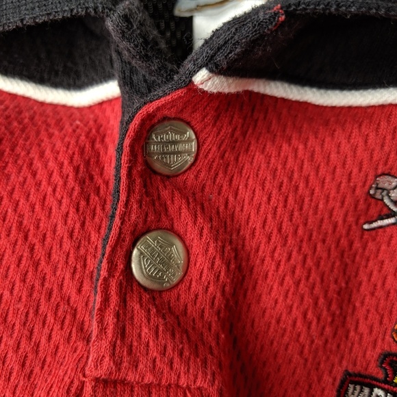 Harley Davidson Paint Shop 2T Collar Snap Shirt - Picture 4 of 5